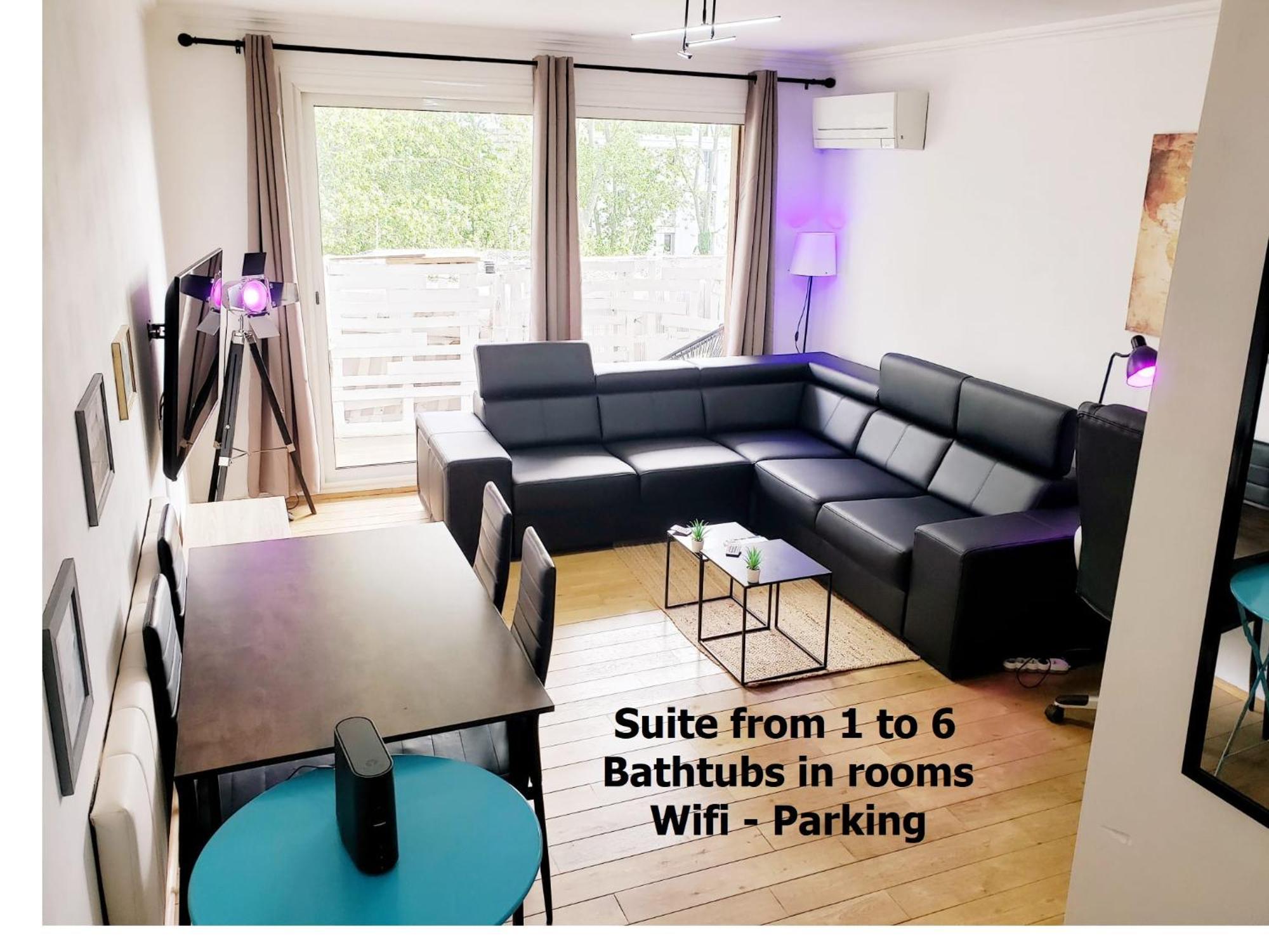 Suite From 1 To 6 - Bathtubs In Rooms - Air Conditioned Residential Appartement - Self-Arrival - Wifi - Netflix Disney - Kitchen - Laundry - Parking Avignon Exteriör bild